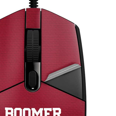 University of Oklahoma Boomer Sooner G203 Prodigy RGB Wired Gaming Mouse Skin
